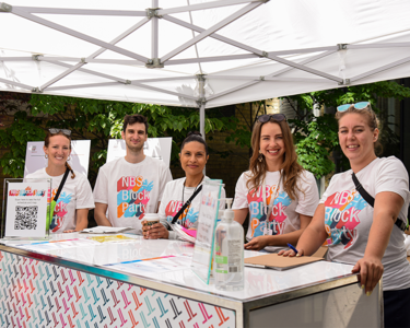 Volunteer at the NBS Block Party! 