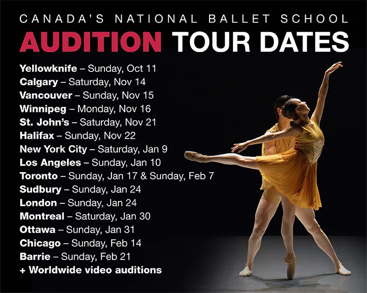 Register for an audition