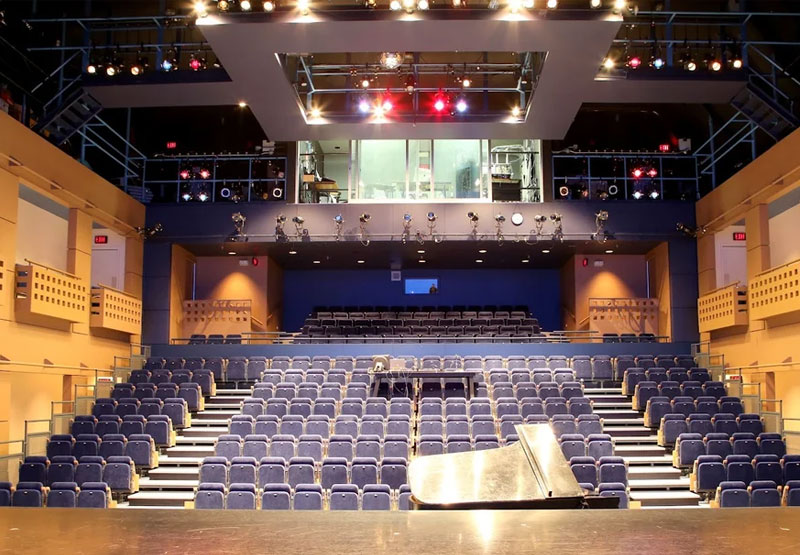 A view from the stage in the Betty Oliphant Theatre